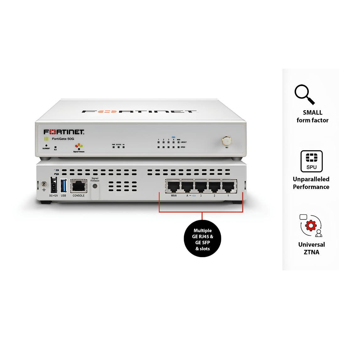 FortiGate 50G / FortiWiFi 50G | Entry-Level Desktop Next-Generation Firewall with Local Storage