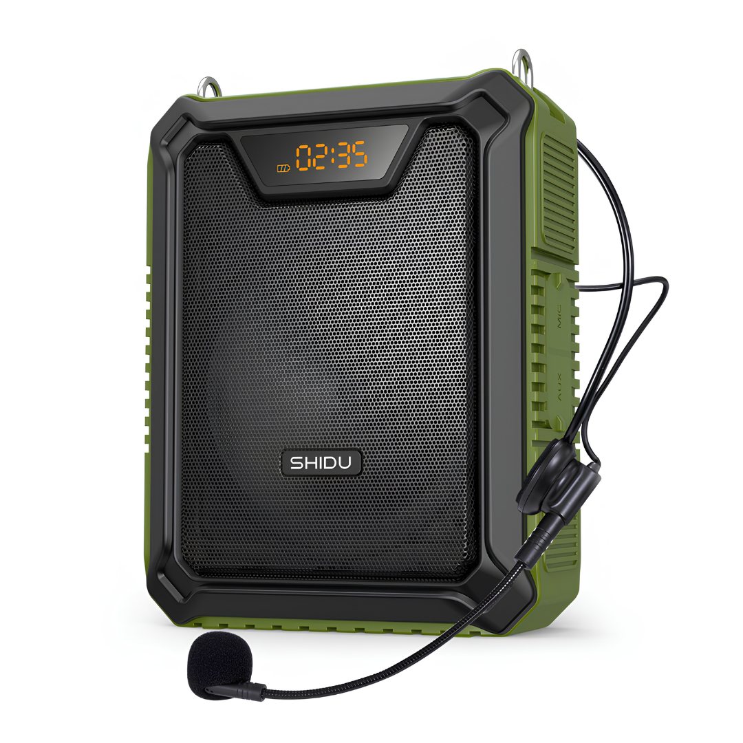 SHIDU Waterproof Wired Voice Amplifier M1000-SHIDU (30W, Bluetooth 5.0, 2500mAh)