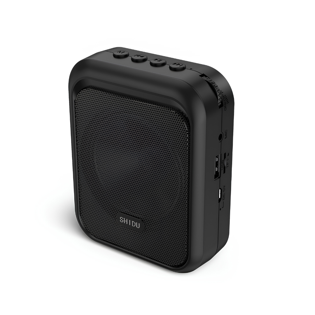 SHIDU M100 Wired Voice Amplifier Portable Rechargeable (10W, Bluetooth 5.0, 1500mAh)