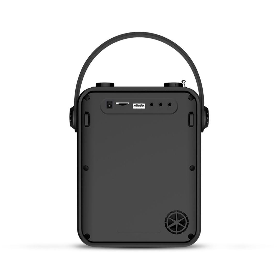 SHIDU H8 Portable Rechargeable Wireless Mic Karaoke Speaker (25W, Bluetooth 5.0, 2000mAh)