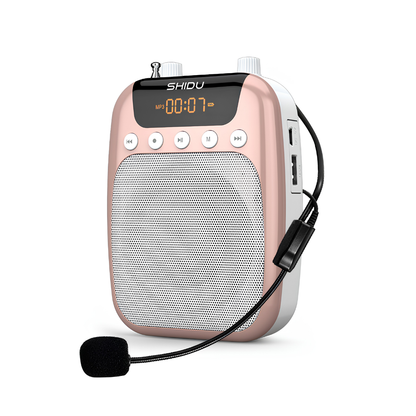 SHIDU S358 Wired Voice Amplifier Support Recording With Wired Headset Microphone (10W, 1500mAh)