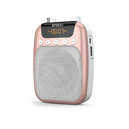 SHIDU S358 Wired Voice Amplifier Support Recording With Wired Headset Microphone (10W, 1500mAh)