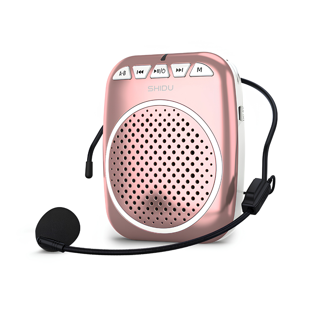 SHIDU S308 Portable Light Wired Voice Amplifier (10W, 1050mAh)