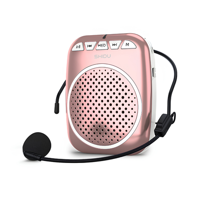SHIDU S308 Portable Light Wired Voice Amplifier (10W, 1050mAh)