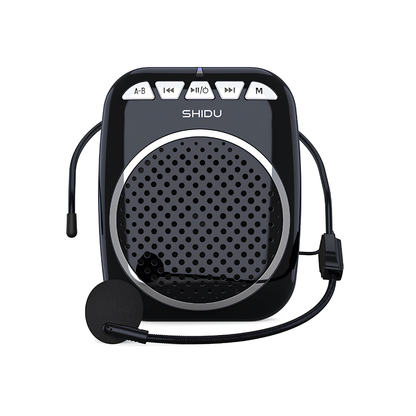 SHIDU S308 Portable Light Wired Voice Amplifier (10W, 1050mAh)