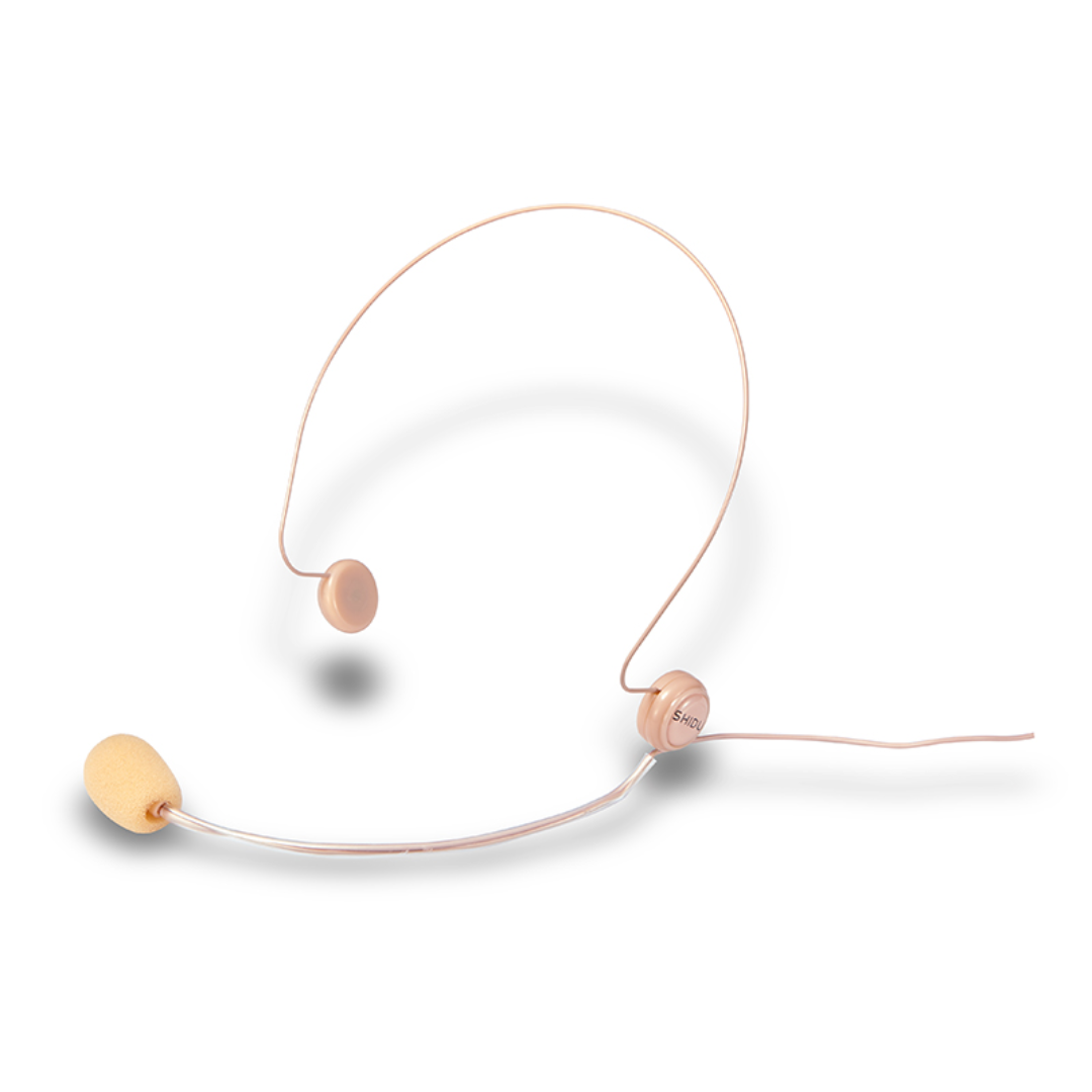 SHIDU Multipurpose Wired Headset Microphone (Omnidirectional, 360° Adjustable, Skin Color)