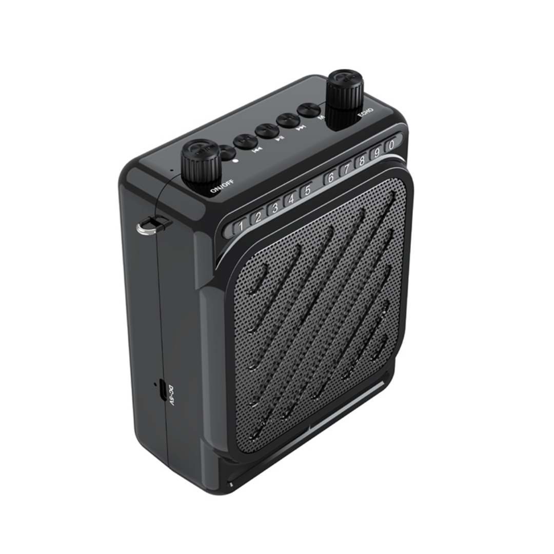 SHIDU M803 Wired Voice Amplifier With 3-Inch Trumpet (25W, Bluetooth 5.3, 4500mAh)