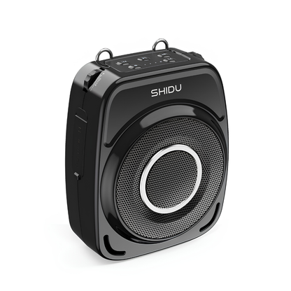 SHIDU S96 UHF | Professional Wireless Voice Amplifier with Portable Wireless Hand Microphone (35W, Bluetooth 5.0, 3200mAh)