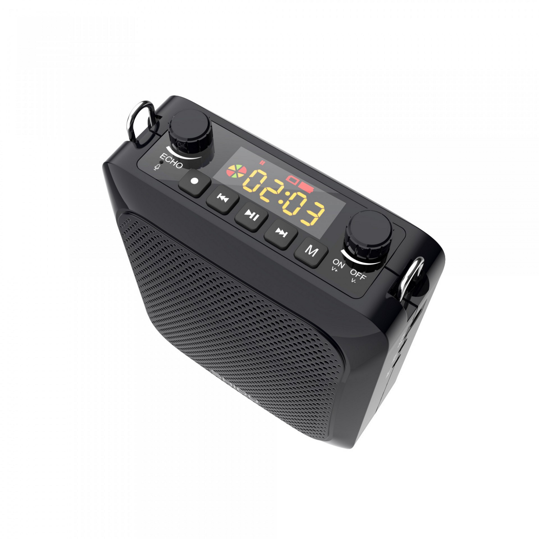 SHIDU S28 Powerful Wired Promotion Voice Amplifier (25W, Bluetooth 5.0, 2000mAh)