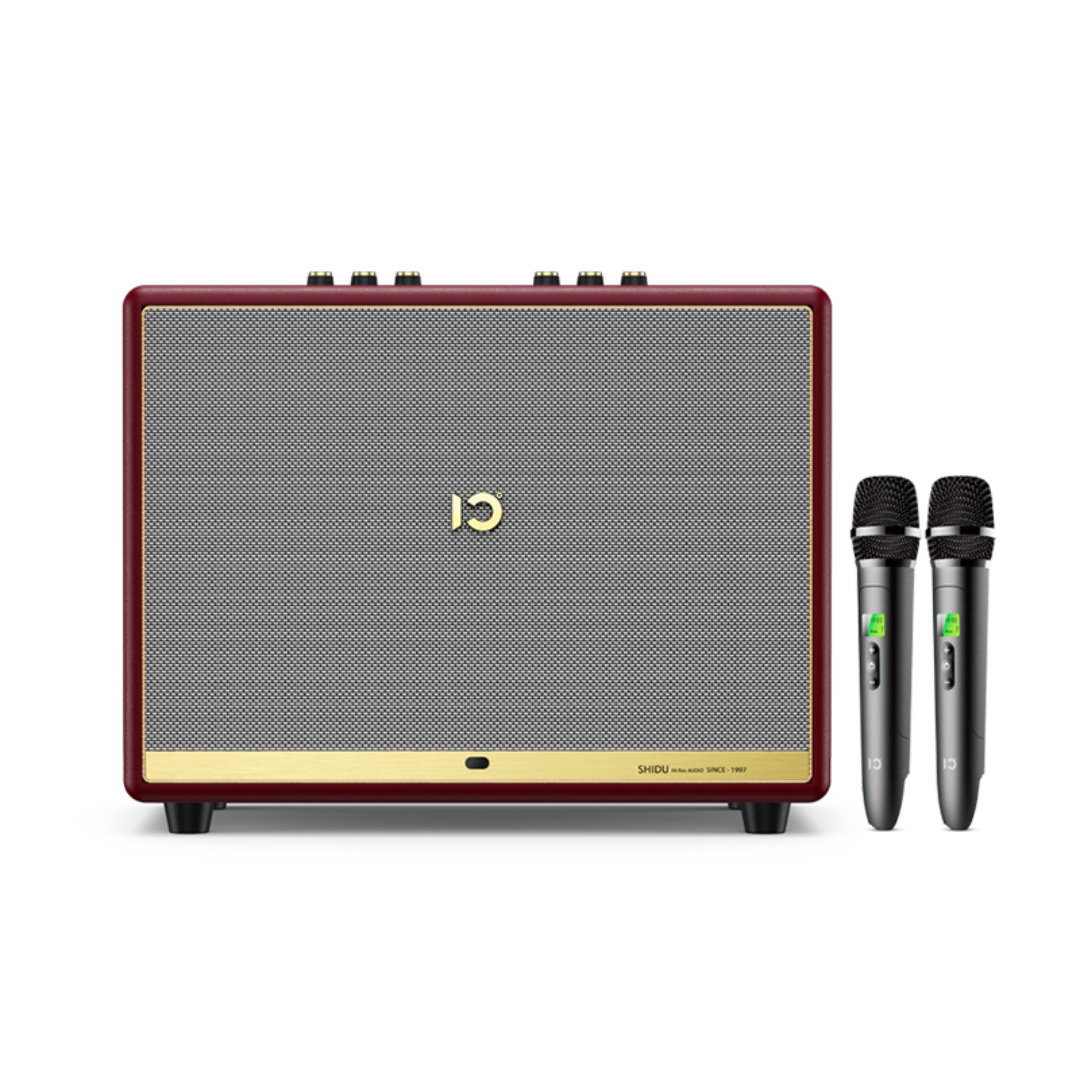 SHIDU T50 Wooden Speaker (150W, Bluetooth 5.0, 5000mAh)