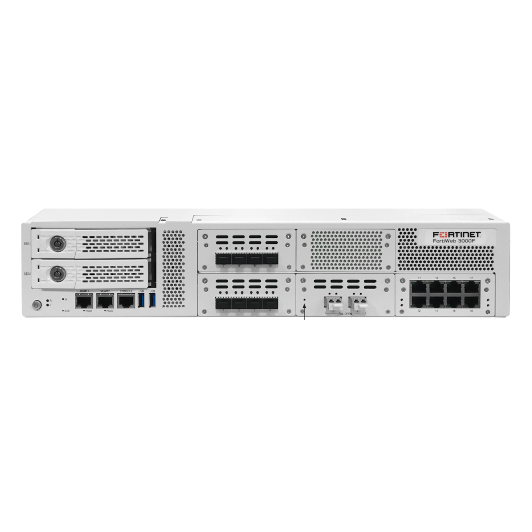 FortiWeb 3000F | High-Capacity Enterprise Web Application Firewall Appliance