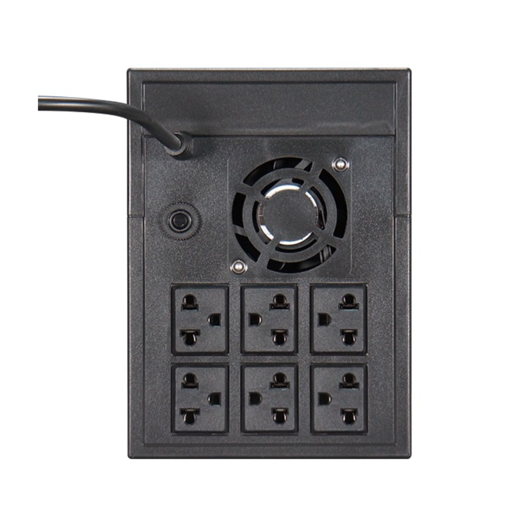 Etonix ENIT 1500VA Line-Interactive UPS | 1500VA / 900W High Capacity Backup — 6 AC Outlets & Dual 12V/9Ah Batteries