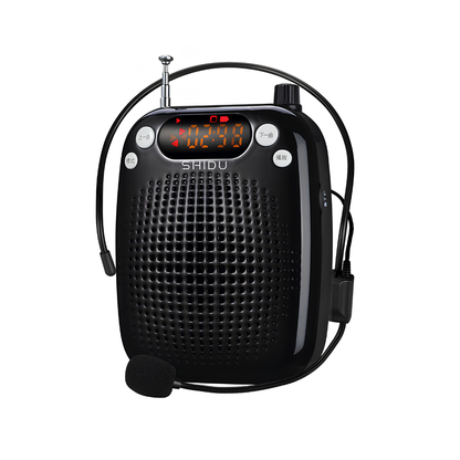 SHIDU S18 Original Speaker Mini Size Voice Amplifier With Wired Microphone (10W, 1800mAh)