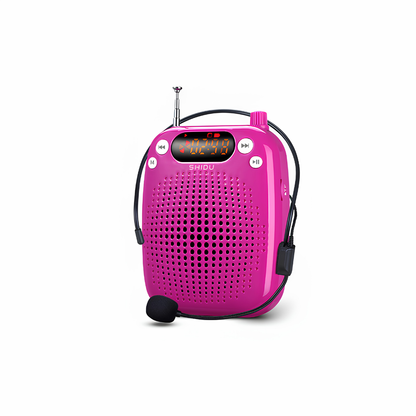 SHIDU S18 Original Speaker Mini Size Voice Amplifier With Wired Microphone (10W, 1800mAh)