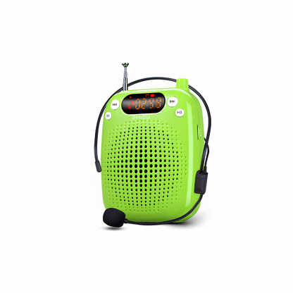 SHIDU S18 Original Speaker Mini Size Voice Amplifier With Wired Microphone (10W, 1800mAh)