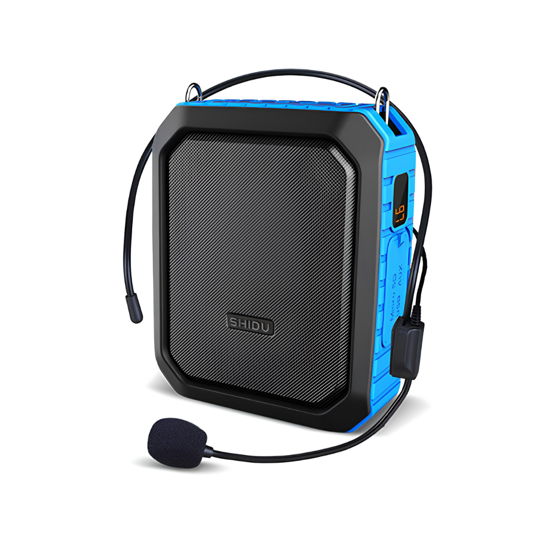 SHIDU M800 Wired Voice Amplifier IPX5 Waterproof Loudspeaker (18W, Bluetooth 5.0, 4400mAh)