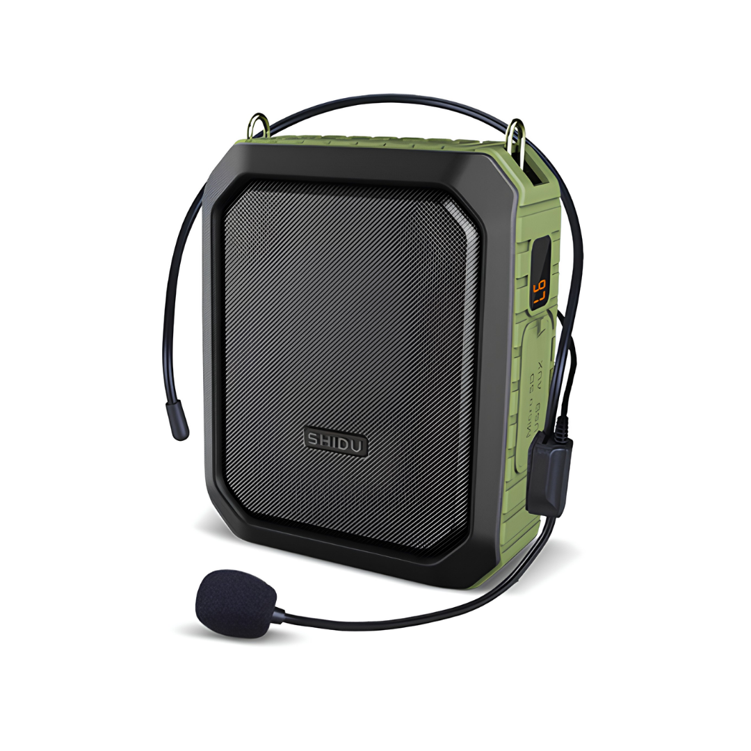 SHIDU M800 Wired Voice Amplifier IPX5 Waterproof Loudspeaker (18W, Bluetooth 5.0, 4400mAh)