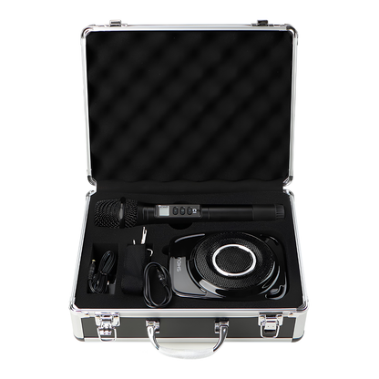 SHIDU S96 UHF | Professional Wireless Voice Amplifier with Portable Wireless Hand Microphone (35W, Bluetooth 5.0, 3200mAh)