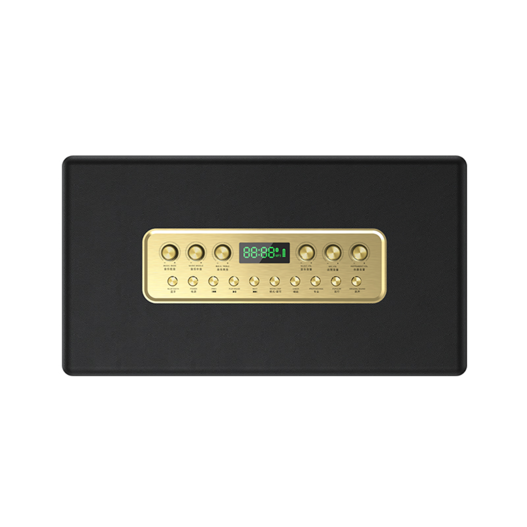 SHIDU T50 Wooden Speaker (150W, Bluetooth 5.0, 5000mAh)