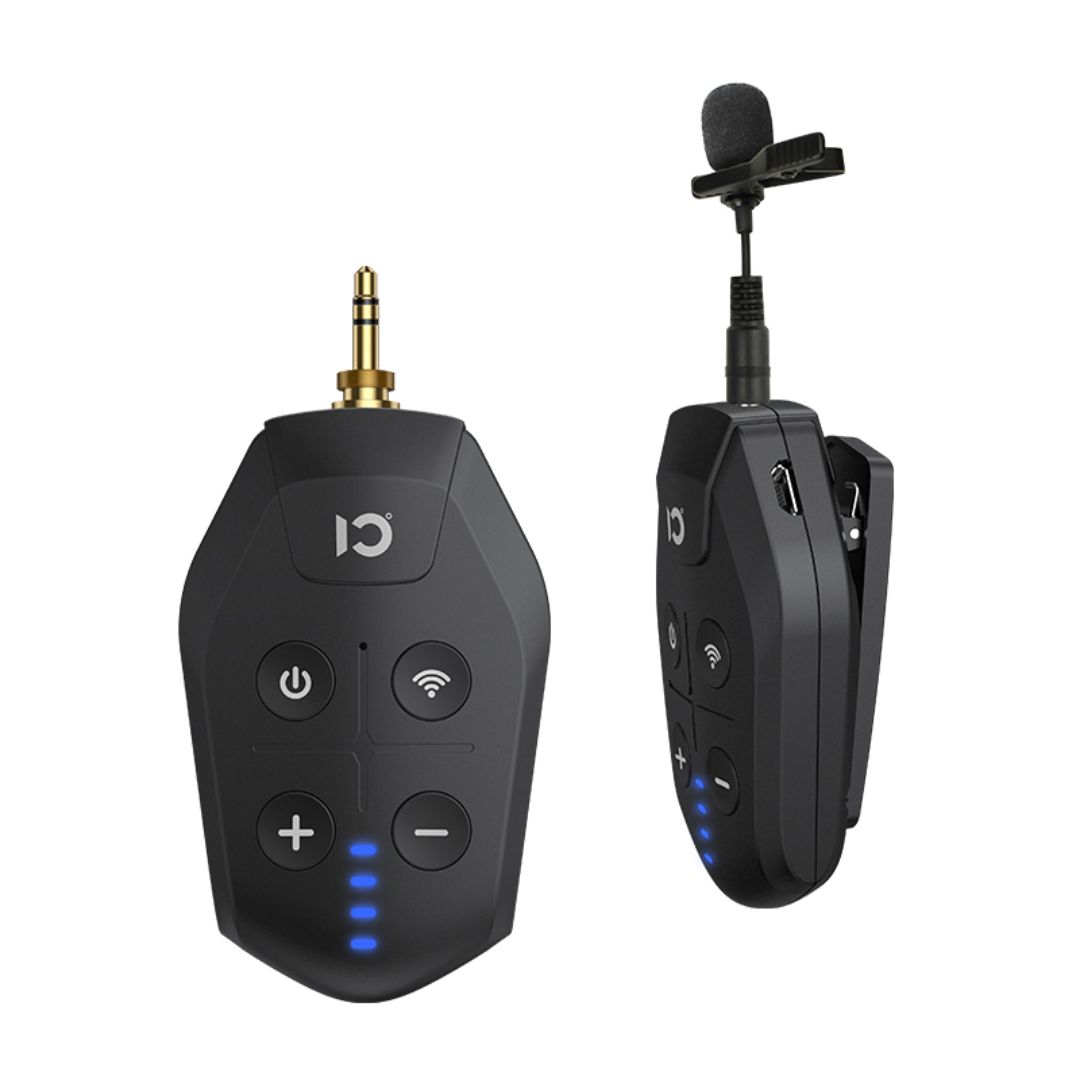 SHIDU U7 Wireless Microphone for Instrument (ABS Matte Black, 750mAh)
