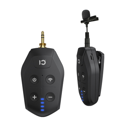 SHIDU U7 Wireless Microphone for Instrument (ABS Matte Black, 750mAh)