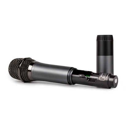 SHIDU U10 Dual Wireless Universal Wireless Microphone (Aluminum Alloy, 2200mAh Receiver)