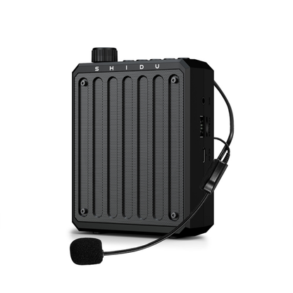 SHIDU M300 Wired Voice Amplifier With 3-Inch Trumpet (10W, Bluetooth 5.0, 1800mAh)