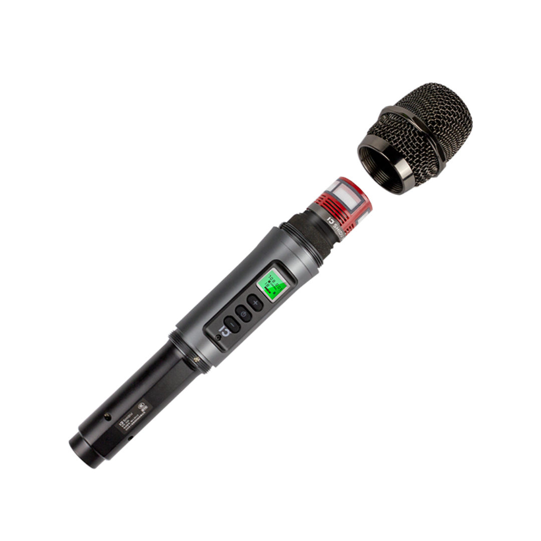 SHIDU U10 Dual Wireless Universal Wireless Microphone (Aluminum Alloy, 2200mAh Receiver)