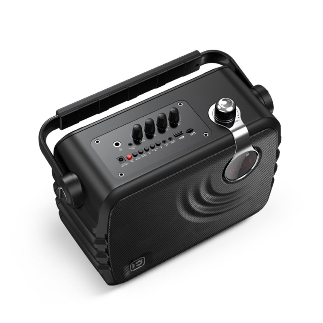 SHIDU K6 Portable Bluetooth Speaker with Wireless Microphone for Party Activity (70W, Bluetooth 5.0, 22500mAh)