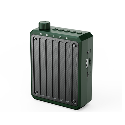 SHIDU M300 Wired Voice Amplifier With 3-Inch Trumpet (10W, Bluetooth 5.0, 1800mAh)