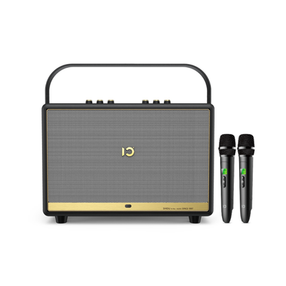 SHIDU T30 Real Wooden Speaker (120W, Bluetooth 5.0, 5000mAh)