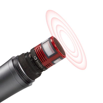 SHIDU U10 Dual Wireless Universal Wireless Microphone (Aluminum Alloy, 2200mAh Receiver)