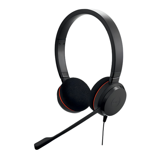 Jabra Evolve 20 / 20 SE | USB Corded Headset — Mono & Stereo for UC & MS Teams