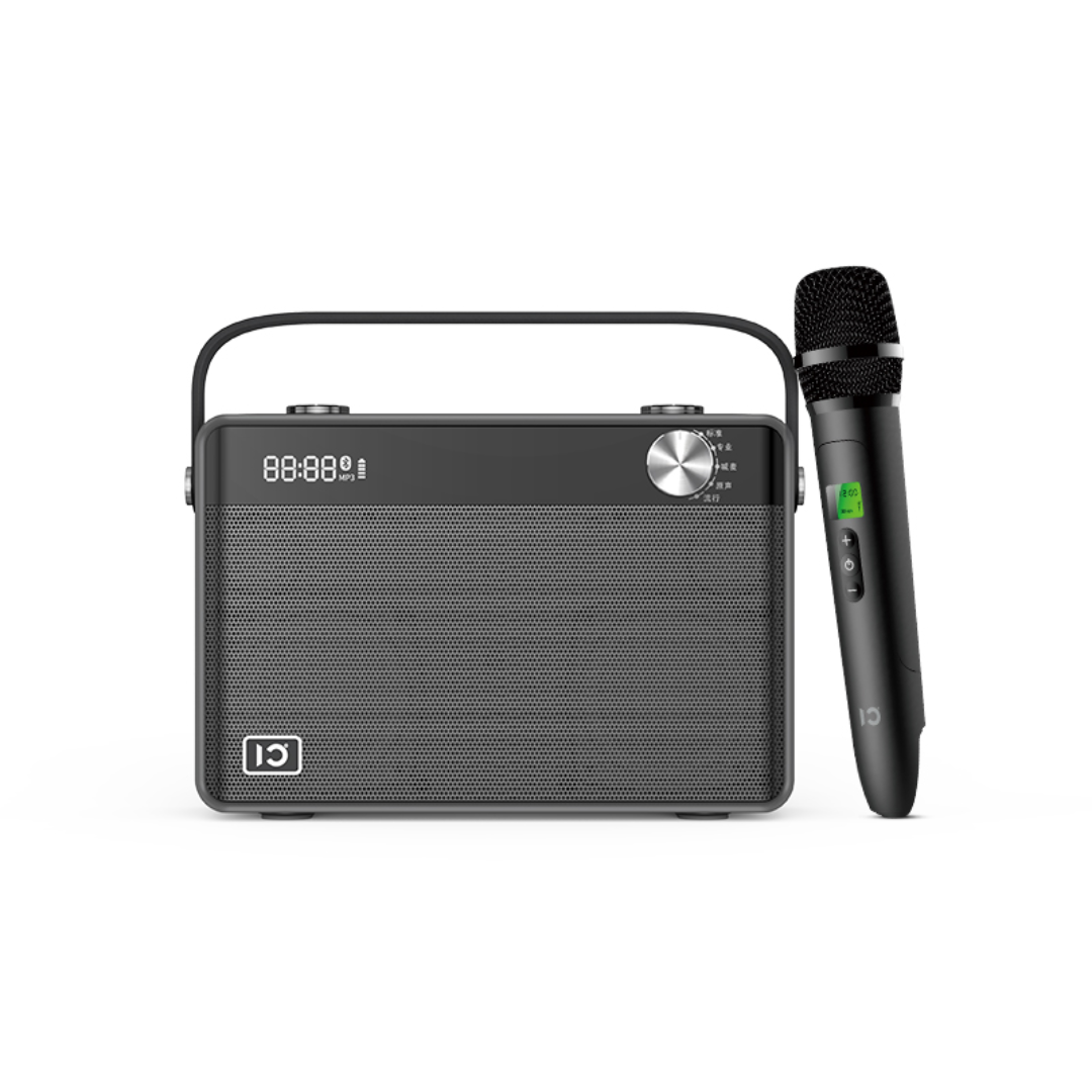 SHIDU T7 Home HiFi Wireless Portable Karaoke Speaker with Microphone (40W, Bluetooth 5.0, 4000mAh)