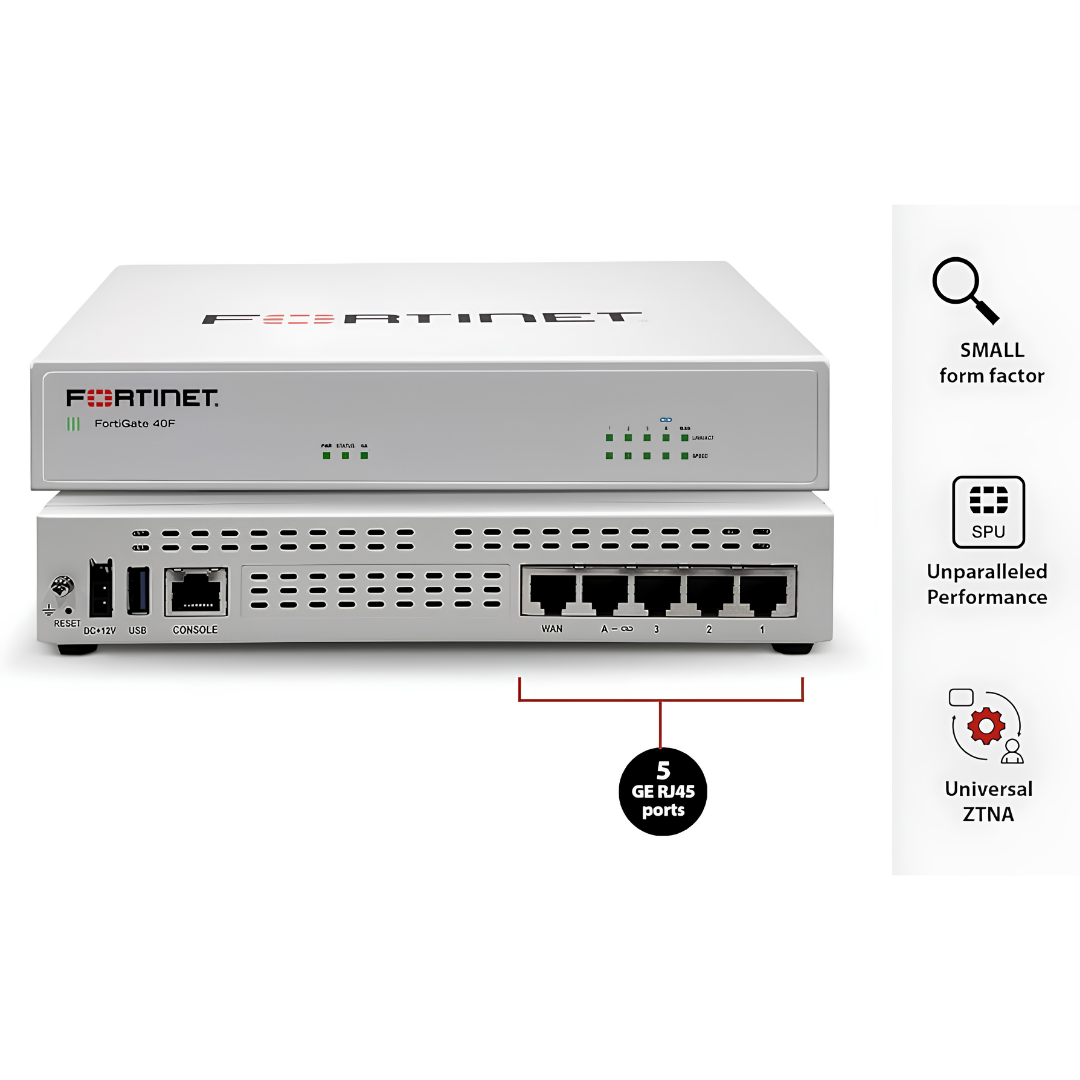 FortiGate 40F / FortiWiFi 40F | Entry-Level Desktop Next-Generation Firewall for Small Offices & Remote Workers