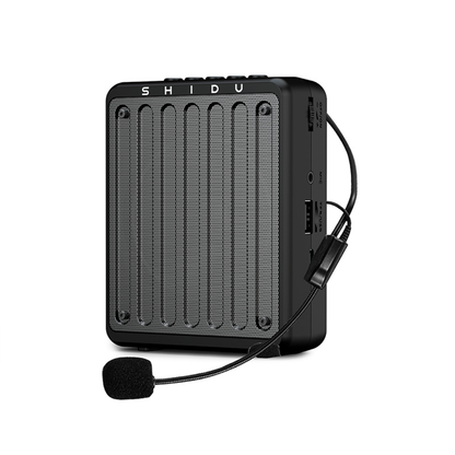 SHIDU M200 Wired Voice Amplifier With 3-Inch Trumpet (10W, Bluetooth 5.0, 1800mAh)