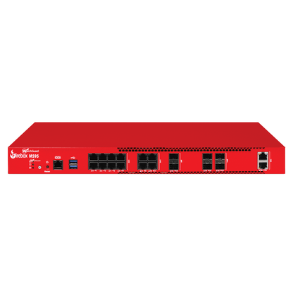 WatchGuard Firebox M595 | Enterprise Network Firewall (12x2.5 GbE + 2x10 GbE RJ45 + 2x1 GbE SFP + 4x10 GbE SFP+, 7.2 Gbps UTM)