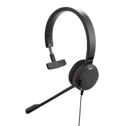 Jabra Evolve 30 II | USB Corded Headset — Mono & Stereo for UC & MS Teams