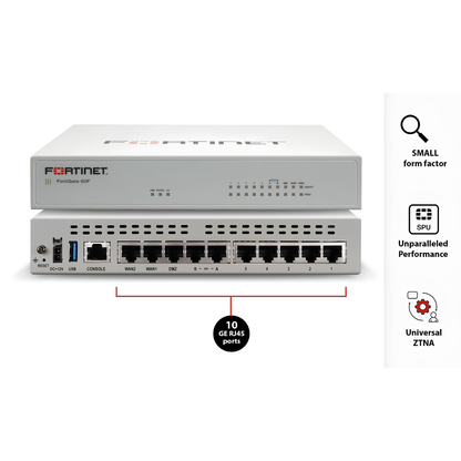 FortiGate 60F / FortiWiFi 60F | Mid-Entry Desktop Next-Generation Firewall for Branch Offices