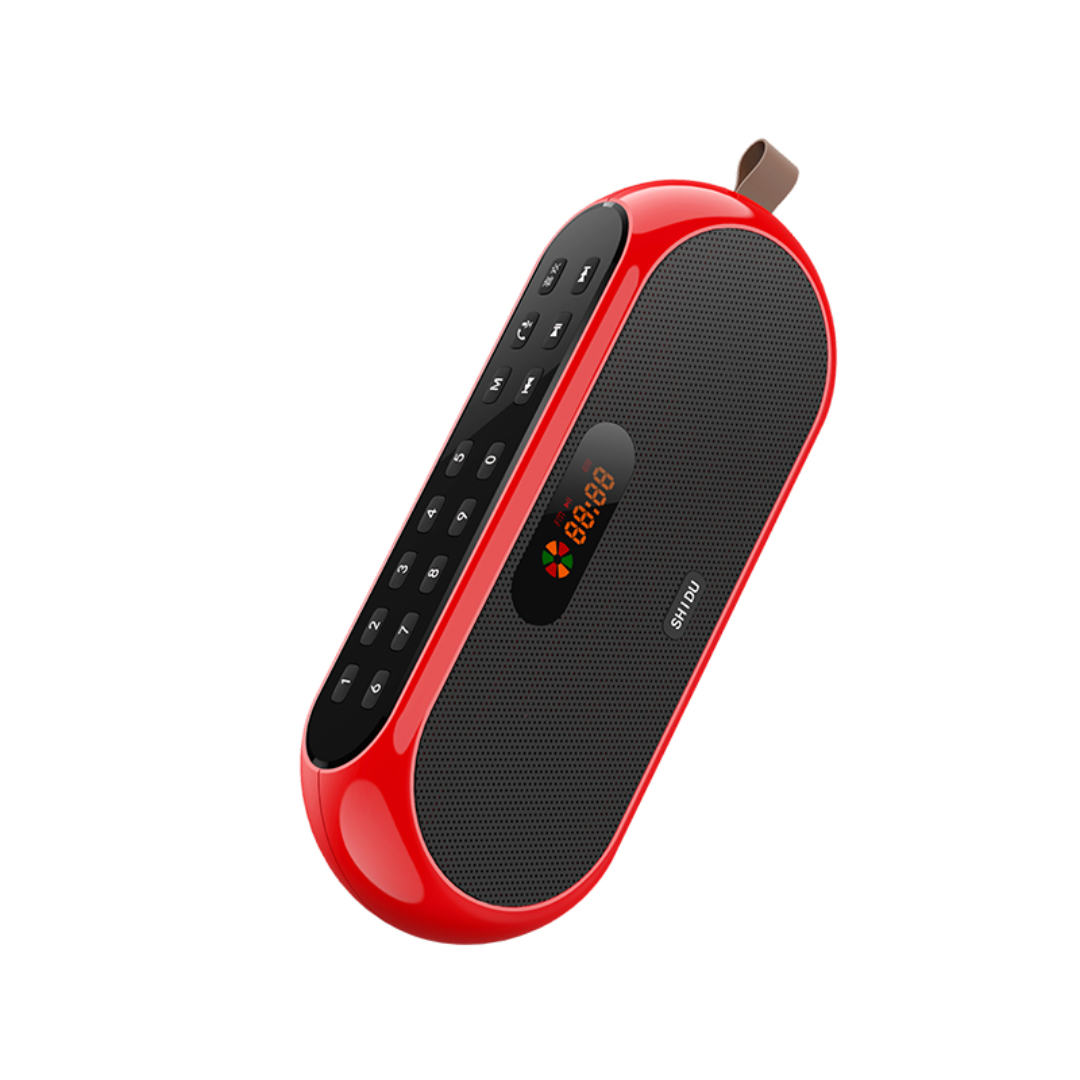 SHIDU S198 FM Radio Digital Player with USB/TF Card Music Play (16W, Bluetooth 5.0, 3000mAh)