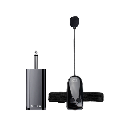 SHIDU U15 Wireless Microphone for Instrument with Transmitter (Capacitive Core, DC 5V)