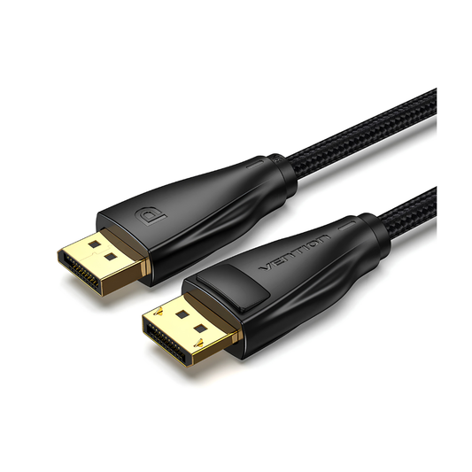Vention DisplayPort to DisplayPort 8K Cotton Braided Cable (HCCB Series)