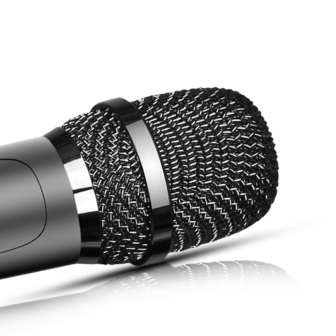 SHIDU U30 UHF Wireless Microphone with Receiver (Aviation Aluminum Case, 900mAh)