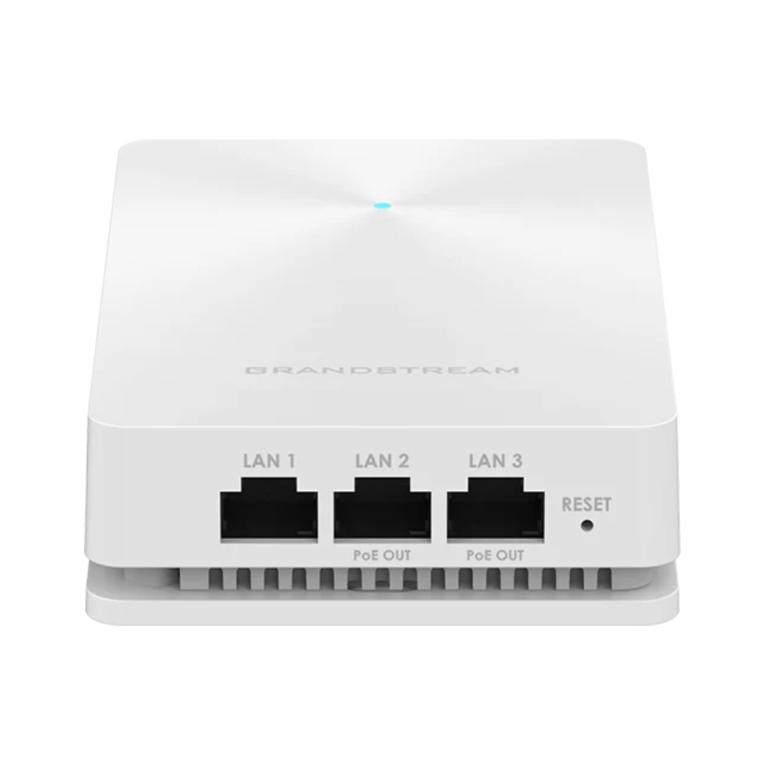 Grandstream GWN7624 | In-Wall Wi-Fi Access Point (2.4G 2x2:2 / 5G 4x4:4 MU-MIMO, 2.03Gbps, 200 Devices)
