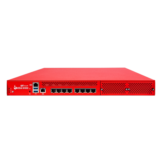 WatchGuard Firebox M4800 | High-Performance Enterprise Network Firewall (8x1 GbE, 6.8 Gbps UTM, 5000 VPN Tunnels)
