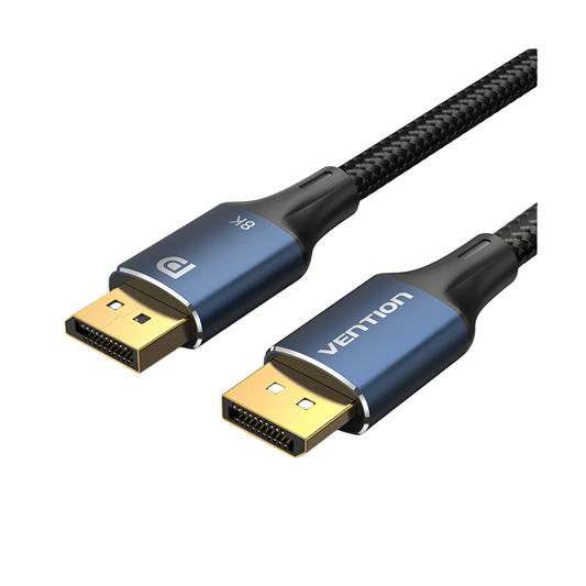 Vention DisplayPort to DisplayPort 8K Blue Braided Cable (HCEL Series)