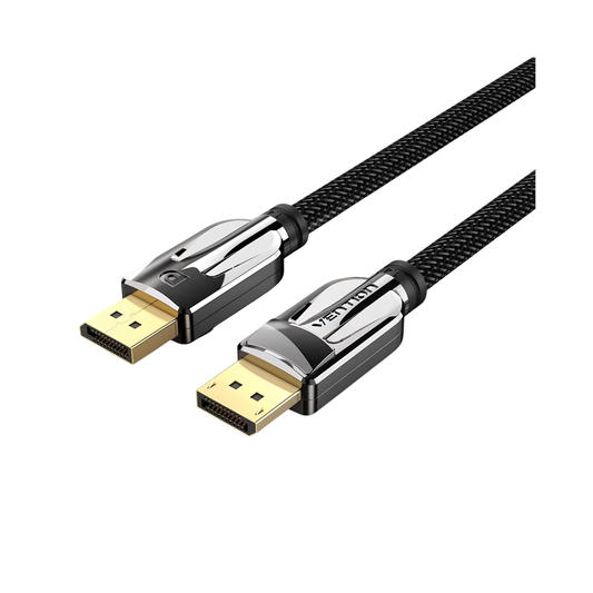 Vention DisplayPort to DisplayPort 8K Nylon Braided Cable (HCAB Series)