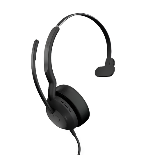 Jabra Evolve2 50 | Premium USB Corded Headset — Mono & Stereo for UC & MS Teams