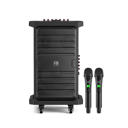 SHIDU K50 Powerful PA Trolley Speaker UHF Wireless Home Party Karaoke Instrument Performance Speaker (150W, Bluetooth 5.0, 10000mAh)