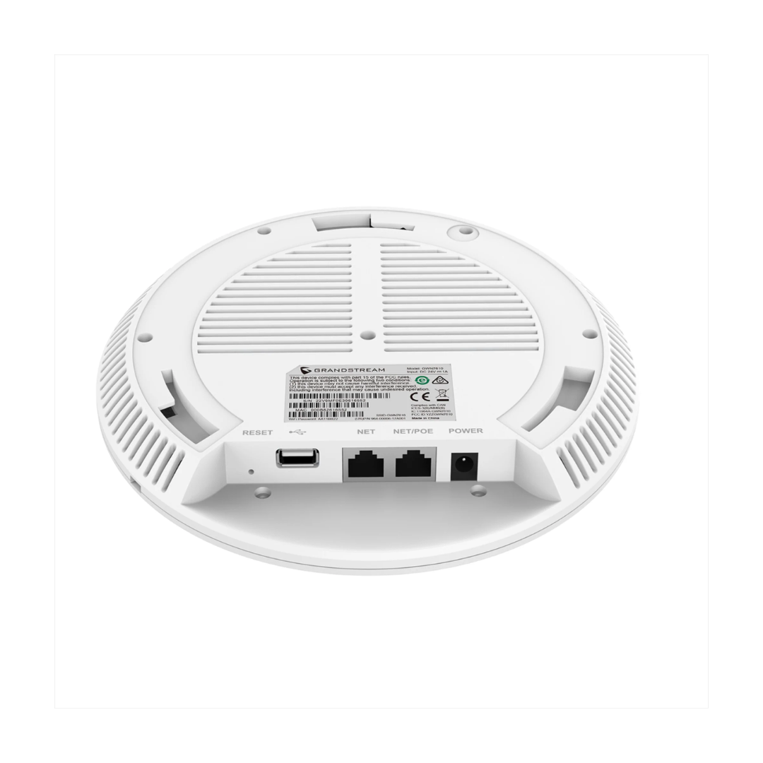 Grandstream GWN7615 | Enterprise 802.11ac Wave-2 Wi-Fi Access Point (3x3:3 Dual-Band MU-MIMO, 1.75Gbps, 200+ Devices)